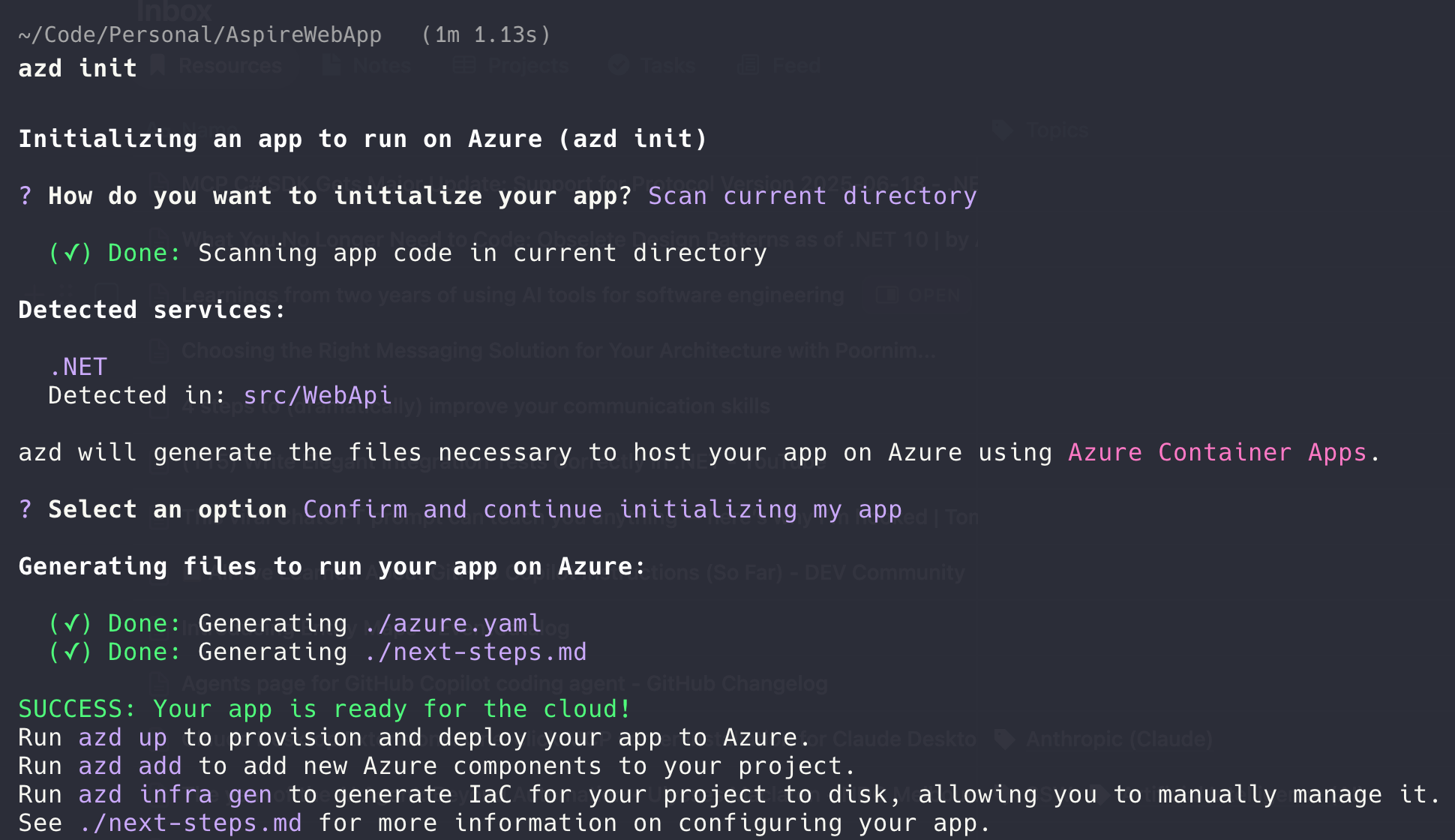 Aspire Dashboard